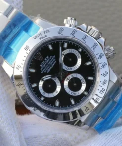 Alternative view of Rolex Cosmograph Daytona Stainless Steel Black Dial