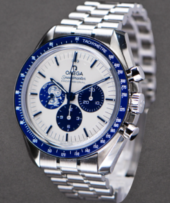 Alternative view of B- Speedmaster Anniversary Series 42 mm, steel on coated nylon fabric strap