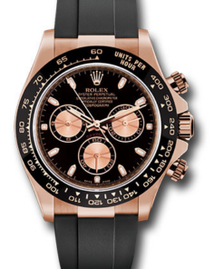 Vue alternative de Rolex Cosmograph Daytona Everose Gold – Oysterflex