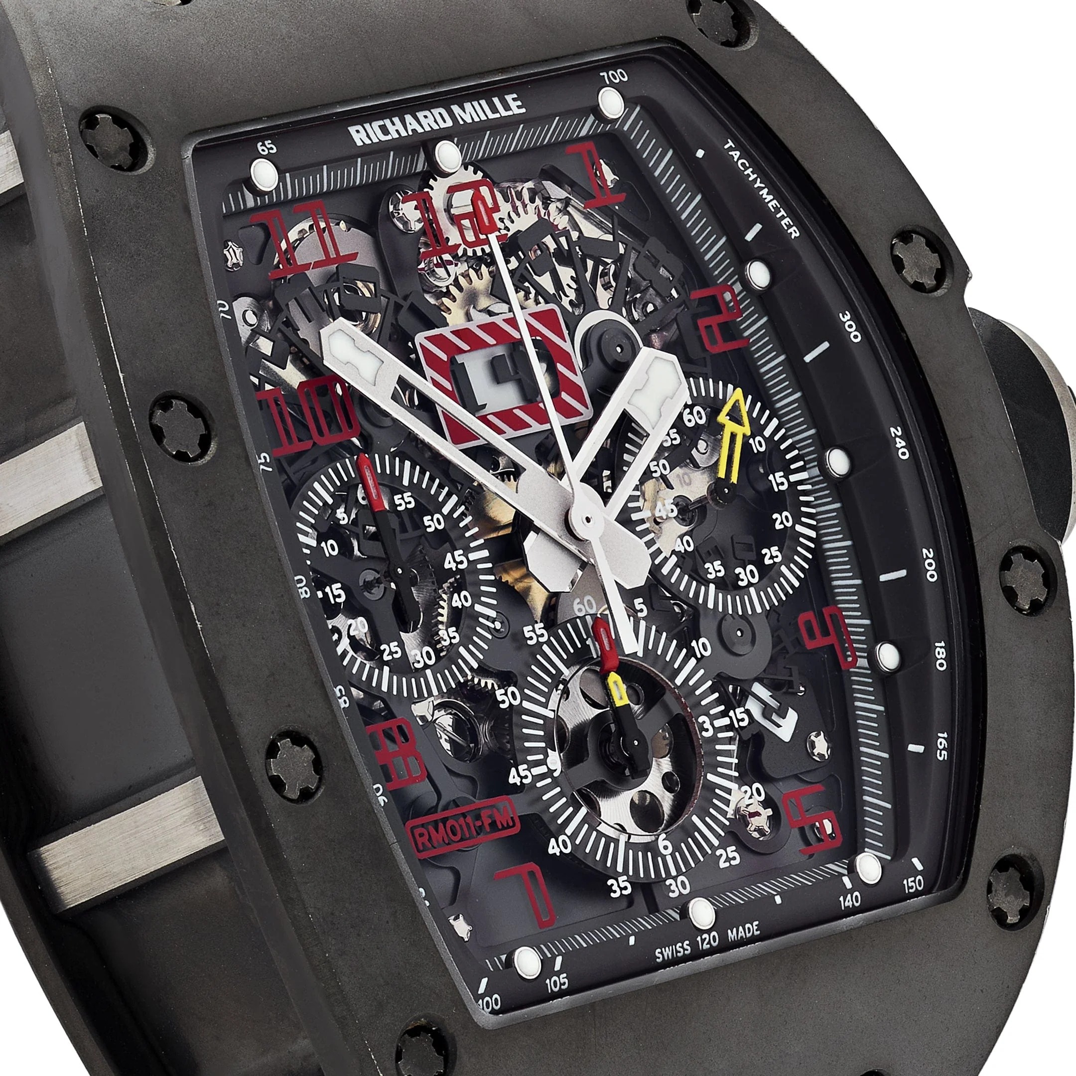 Richard Mille RM 011 AK TI Felipe Massa Titanium Red Numeral - Imagen 3