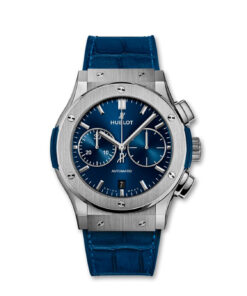 A- Classic Fusion Chronograph Titanium Blue 45mm