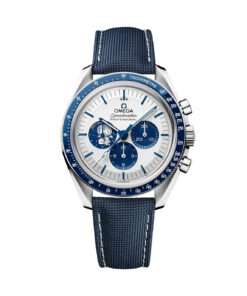 A- Speedmaster Anniversary Series 42 mm, steel on coated nylon fabric strap