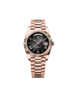B- Rolex Day-Date 40 Oyster, 40 mm, Everose gold