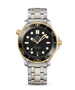 Seamaster Diver 300M 42 mm, steel ‑ yellow gold on steel
