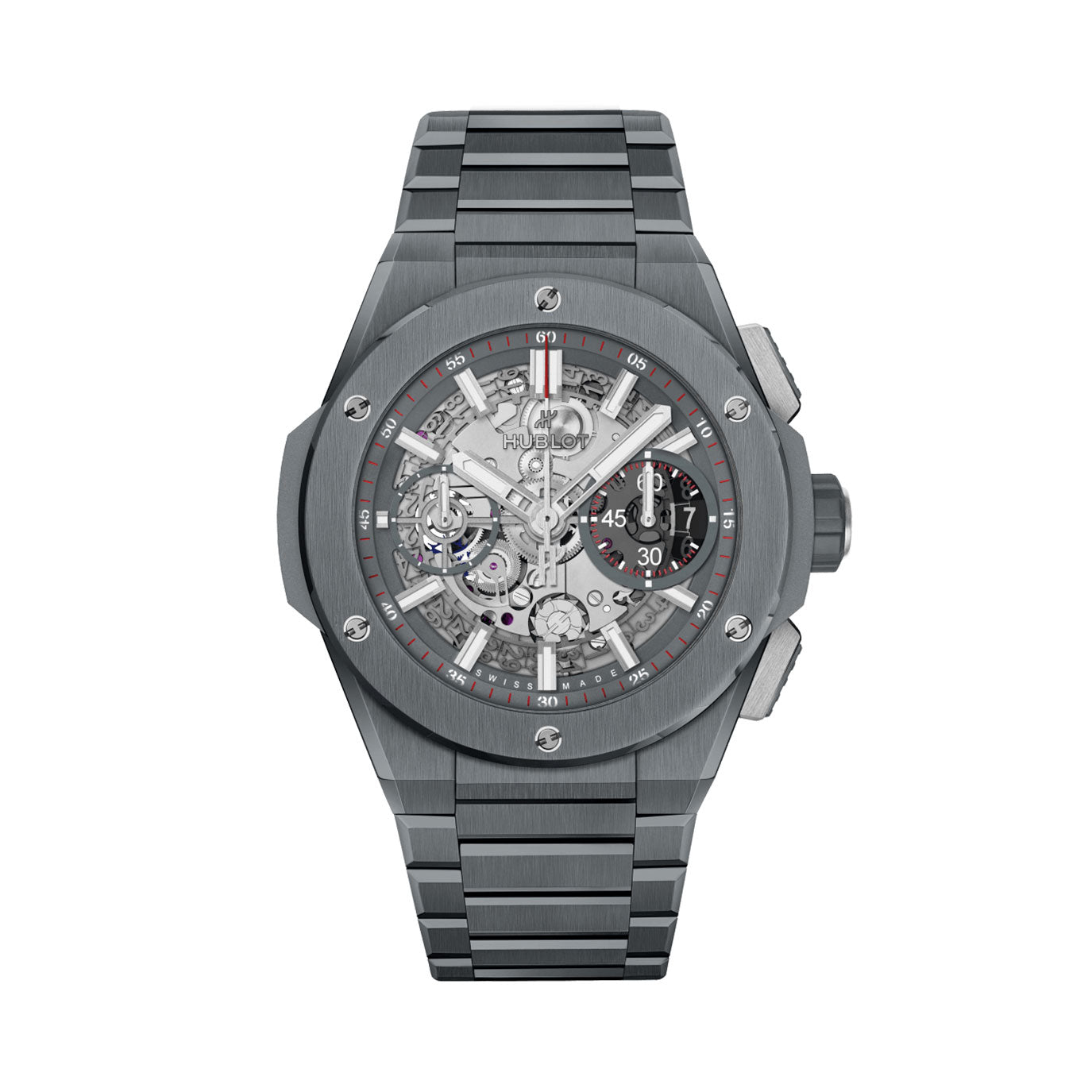 Big Bang Integrated Grey Ceramic, 42mm