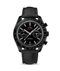 Speedmaster Dark Side of the Moon 44.25 mm, black ceramic on coated nylon fabric strap