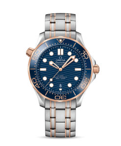 Seamaster Diver 300M 42 mm, steel ‑ Sedna™ gold on steel ‑ Sedna™ gold