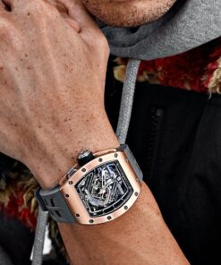 Alternative Ansicht von Richard Mille RM 30-01 Declutchable Rotor Rose Gold Skeleton Dial