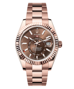 Rolex Sky – Dweller 42mm 18ct Everose Gold Chocolate Face