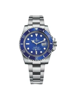 B- Rolex Submariner Blue Disc Watch 40MM