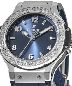 Alternative view of B- Big Bang, Steel Blue Diamonds, 38 mm