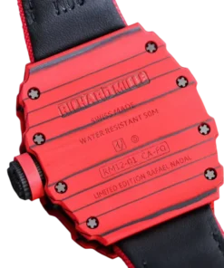 Alternative view of Richard Mille RM 12-01 Tourbillon Rafael Nadal Limited Edition Red Carbon