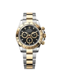 The Oyster Perpetual Cosmograph Daytona is available in yellow gold and Oystersteel