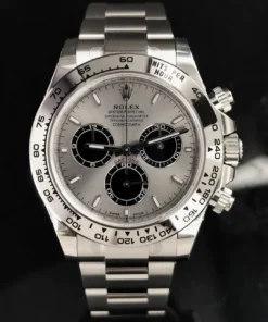 Alternative view of Rolex Cosmograph Daytona Platinum Ice Blue Dial with Chestnut Brown Sub-Dials