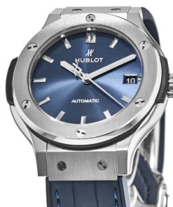 Vista alternativa di B- Classic Fusion Titanium Blue 38mm