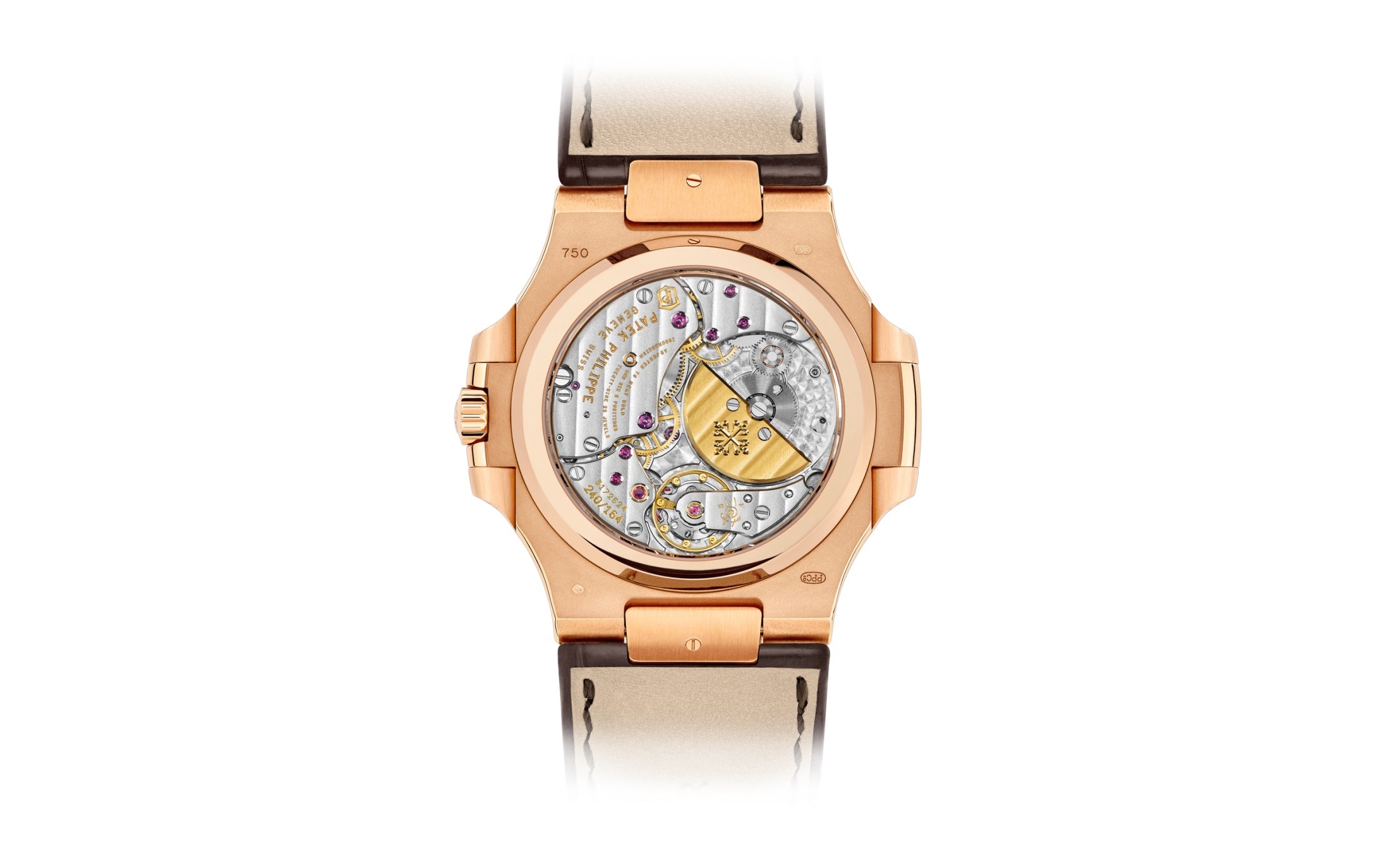 Nautilus Date, Moon Phases Watch, 18k Rose Gold, 40mm – Bild 3
