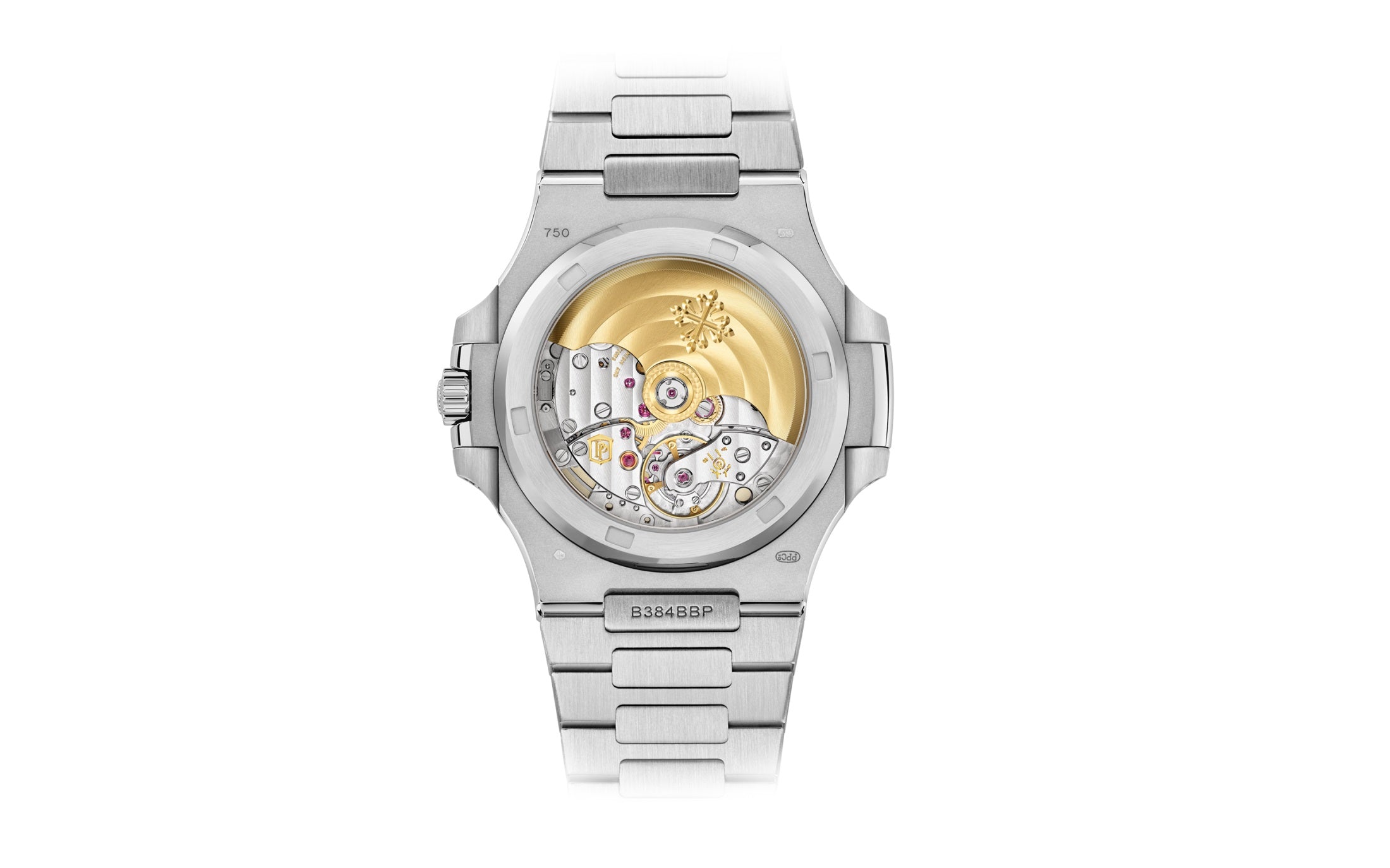 Nautilus Date, Sweep Seconds Watch, 18k White Gold and 1,343 diamonds - immagine 4