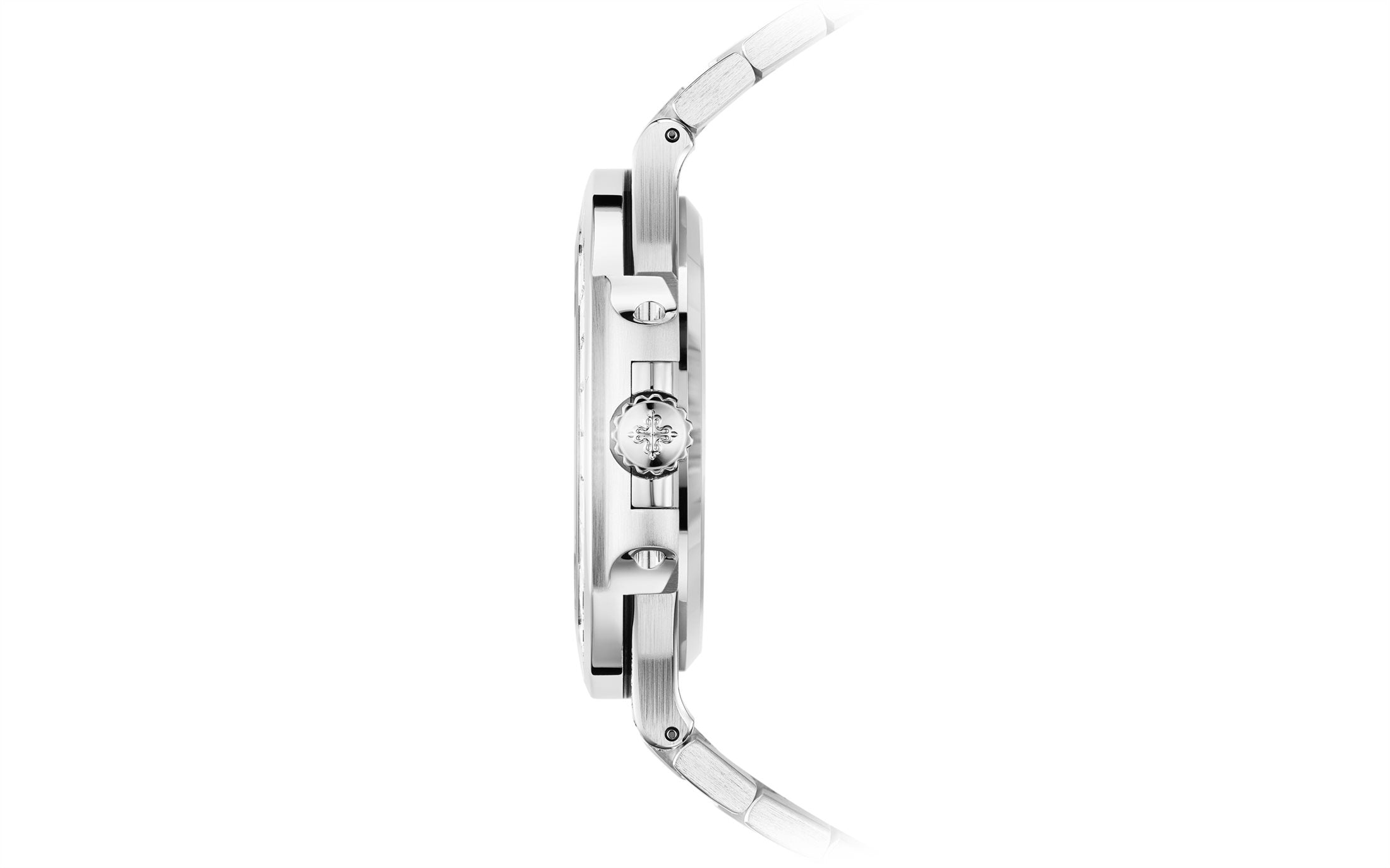 Nautilus Date, Sweep Seconds Watch, 18k White Gold and 1,343 diamonds - immagine 3