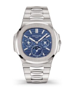 Nautilus Perpetual Calendar Watch, 18k White Gold, 40mm