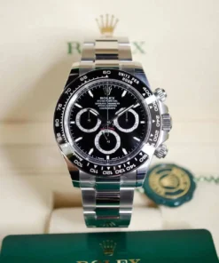 Alternative view of C – Rolex Cosmograph Daytona Stainless Steel Black Dial with Ceramic Bezel