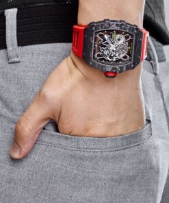 Alternative view of Richard Mille RM 35-02 Carbon TPT Red Strap