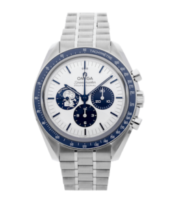 B- Speedmaster Anniversary Series 42 mm, steel on coated nylon fabric strap