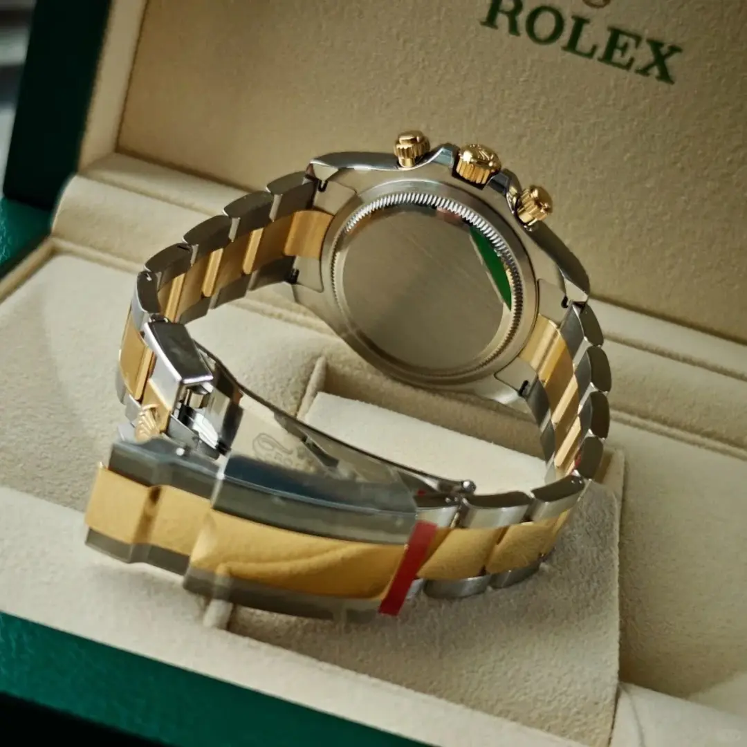 Rolex Cosmograph Daytona Rolesor Yellow Gold White Dial - Image 5