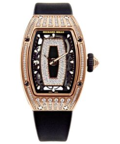 Richard Mille RM 07-01 Rose Gold Diamond Set Onyx Dial