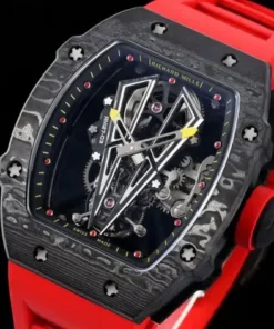 Alternative view of Richard Mille RM 27-03 Rafael Nadal Tourbillon Red Strap