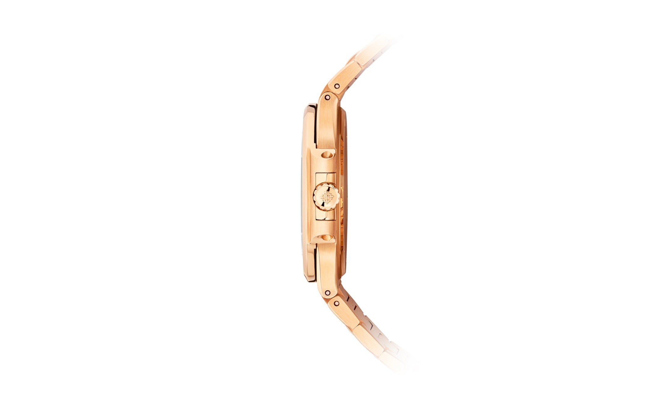 Nautilus Quartz Diamond Ladies Watch, 18k Rose Gold, 32mm - Image 3