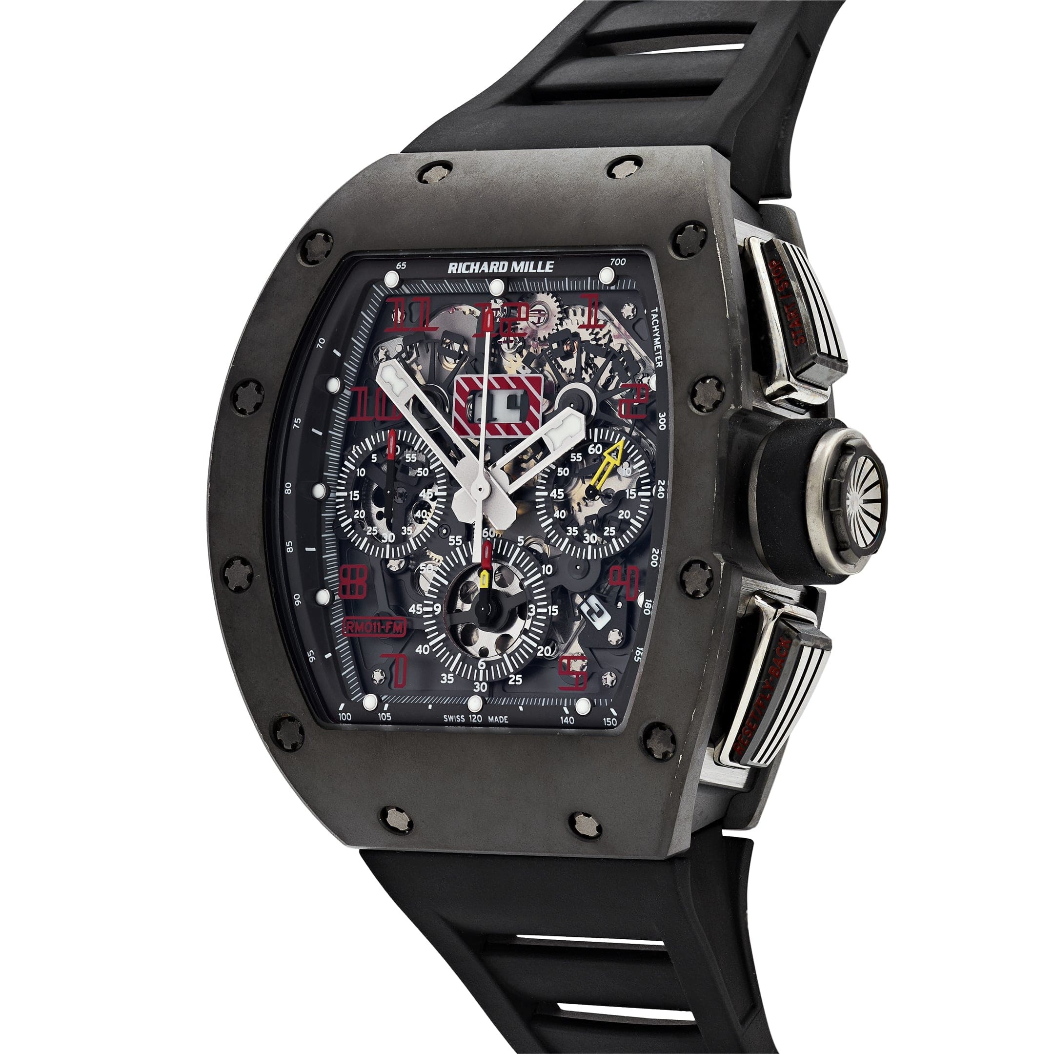 Richard Mille RM 011 AK TI Felipe Massa Titanium Red Numeral - Imagen 2