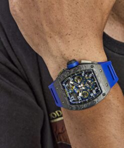 Alternative view of Richard Mille RM 011 Automatic Flyback Chronograph Felipe Massa 10th Anniversary Carbon NTPT Titanium Limited Edition