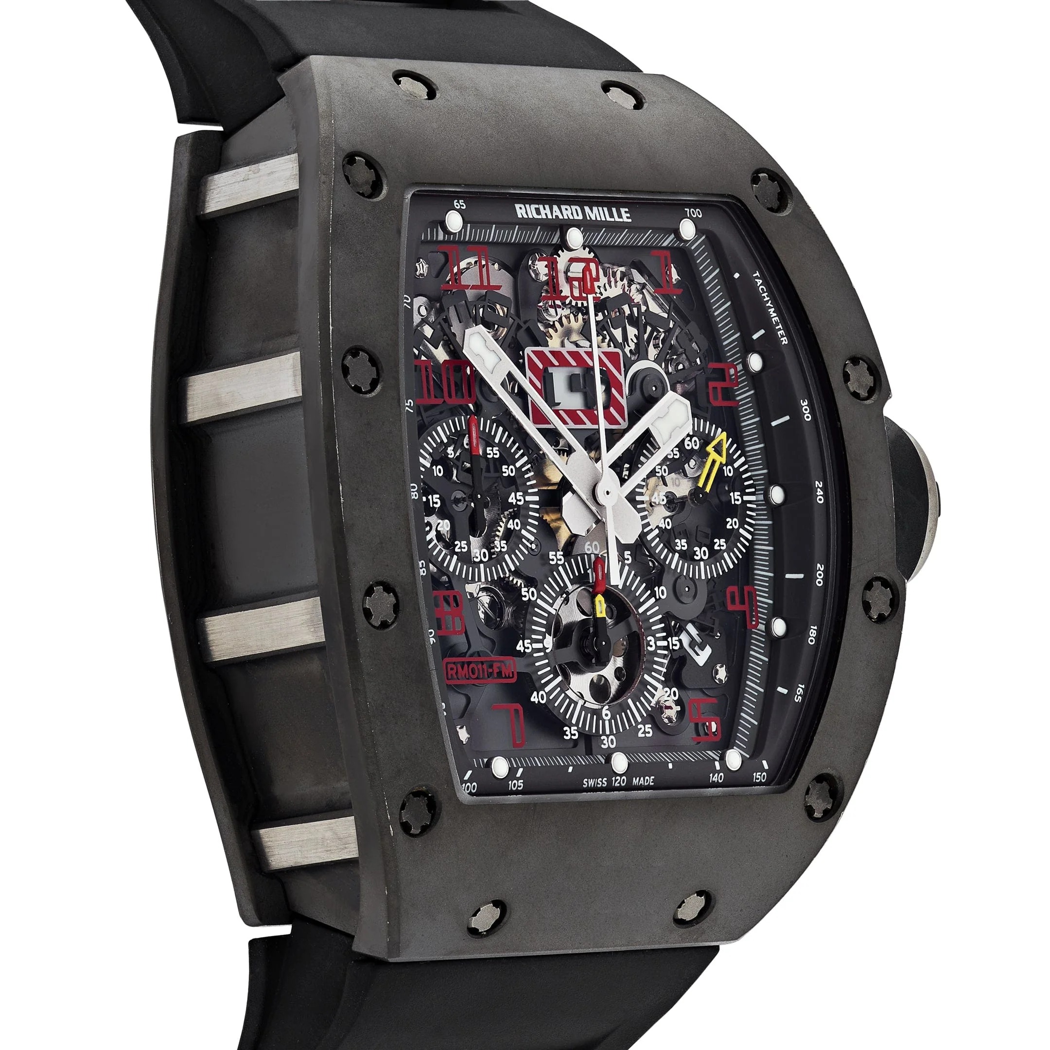 Richard Mille RM 011 AK TI Felipe Massa Titanium Red Numeral - Imagen 4