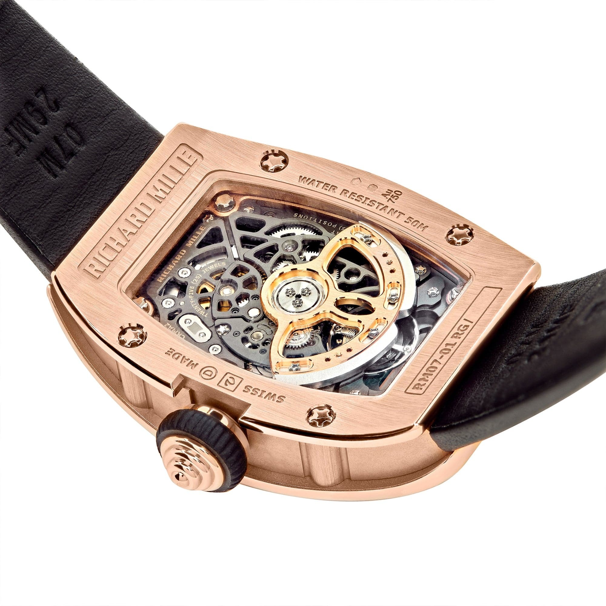 Richard Mille RM 07-01 Ladies’ Rose Gold Diamond Set Jasper Dial – Image 4