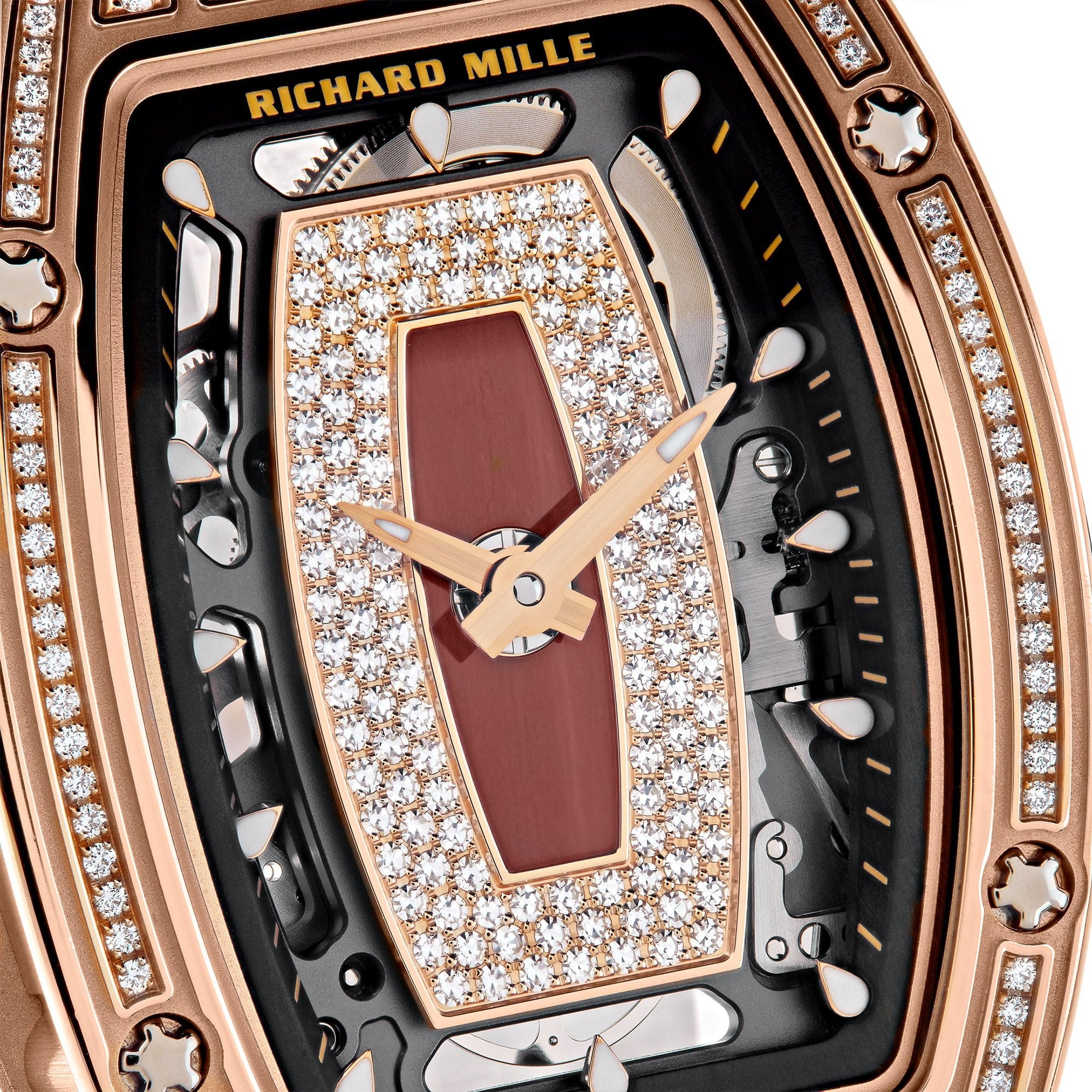 Richard Mille RM 07-01 Ladies’ Rose Gold Diamond Set Jasper Dial – Image 3