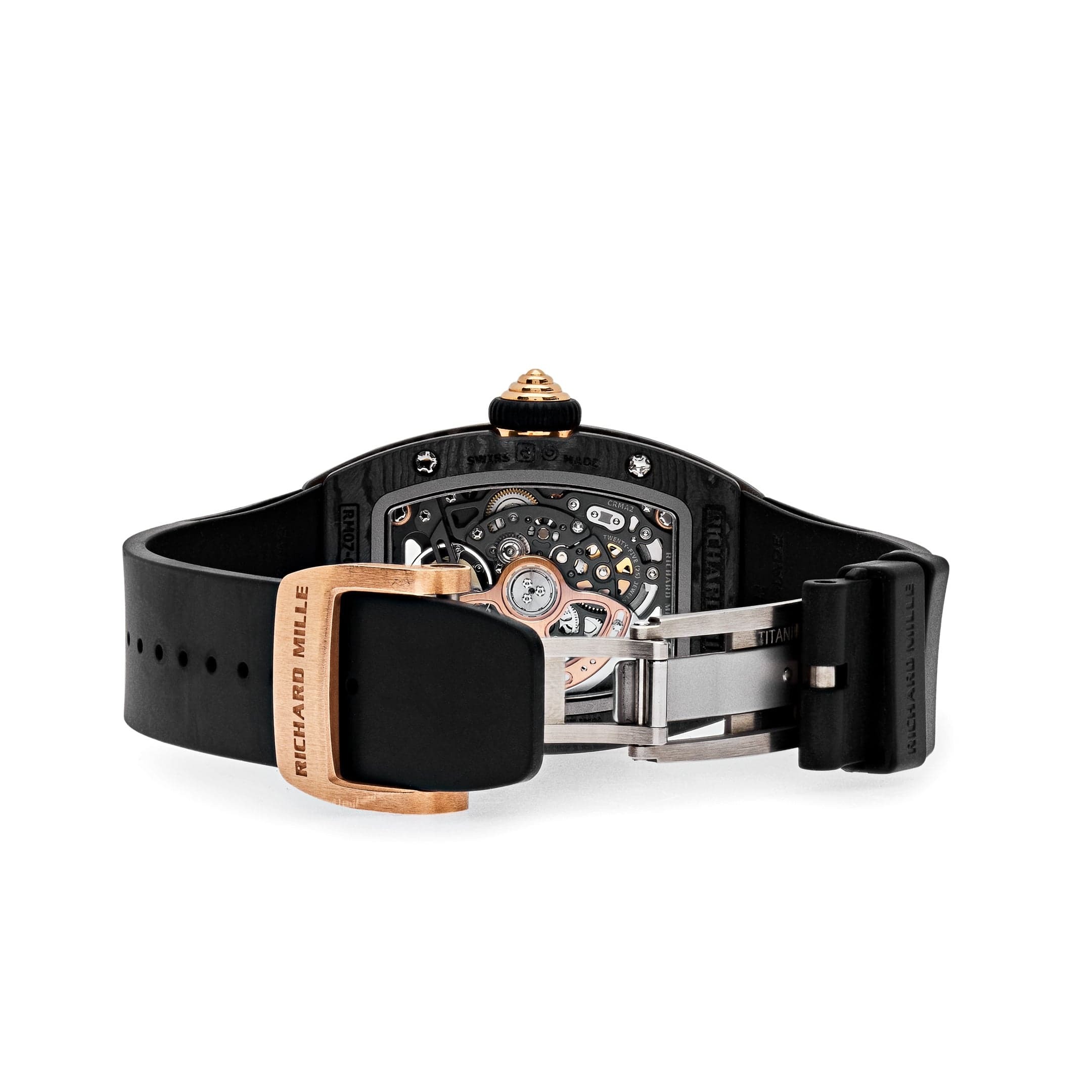 Richard Mille RM 07-01 ‘Ladies’ Rose Gold Carbon-TPT Diamond Bezel - Imagen 2