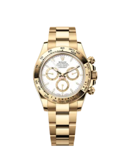 Rolex Cosmograph Daytona Yellow Gold White Dial Watch