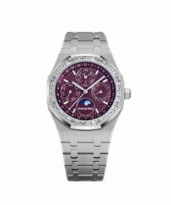 A- Royal Oak Perpetual Calendar Red diamonds