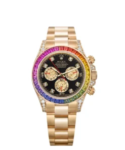 Rolex Cosmograph Daytona Rainbow Everose Gold Black Dial