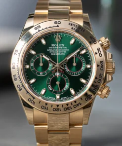 Alternative view of Rolex Cosmograph Daytona M116508-0013 Green Gold 40mm