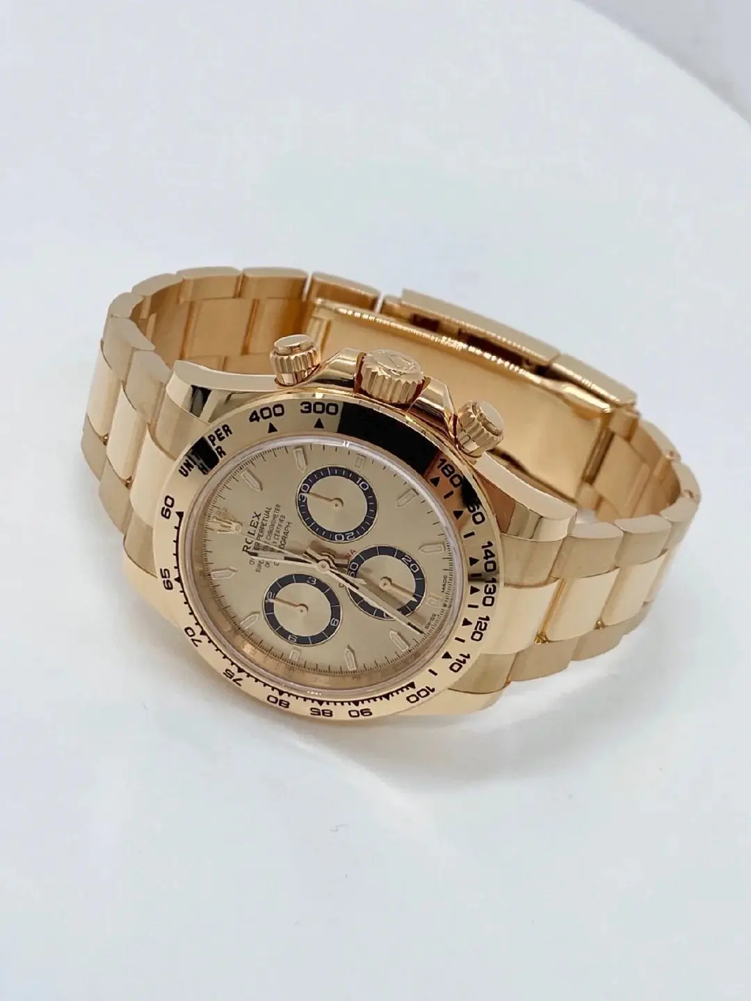 Rolex Cosmograph Daytona Yellow Gold Champagne Dial – Image 4