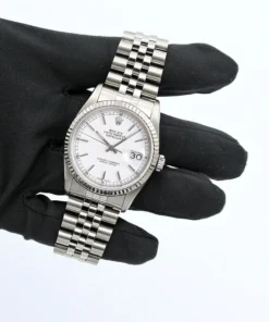 Alternative view of Rolex Datejust 36mm 126234 Silver Index Dial