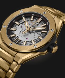 Alternative view of Big Bang INTEGRATED TIME ONLY YELLOW GOLD