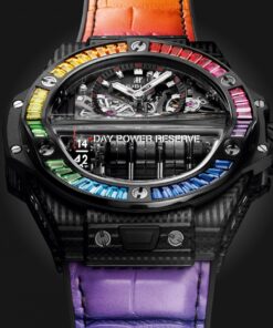 Alternative view of Big Bang MP-11 POWER RESERVE 14 DAYS 3D CARBON RAINBOW