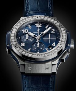 Alternative view of B- Big Bang, Steel Blue Diamonds, 41mm