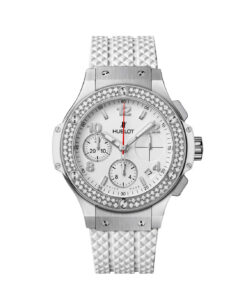 B- Big Bang, Steel White Diamonds Chronograph, 41 mm