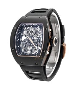Alternative view of Richard Mille RM 17-01 Tourbillon Black Ceramic Rose Gold Watch