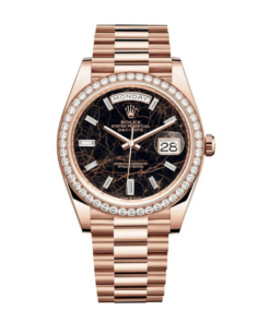 Rolex Day-Date 40 mm Eisenkiesel diamants