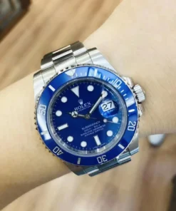Alternative view of B- Rolex Submariner Blue Disc Watch 40MM