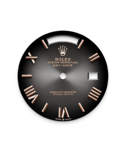 Alternative Ansicht von Rolex Day-Date Rose Gold Diamond Bezel Slate Ombre Dial (2025)